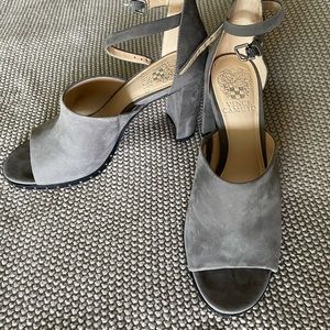 Vince Camuto Jilley Sandal on Grey Suede